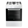 Cucina a Gas BEKO FSG62000DWL Nero/Bianco