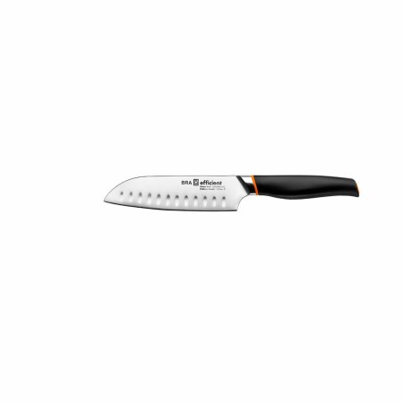 Coltello Santoku  BRA A198003 Nero Grigio Acciaio inossidabile