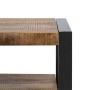 Mobile TV MARA 150 x 45 x 60 cm Naturale Nero Legno Ferro