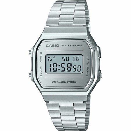 Orologio Uomo Casio A168WEM-7EF Grigio Argentato