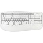 Tastiera Wireless Phoenix K201 Bianco Qwerty in Spagnolo