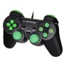 Controller Gaming Esperanza EGG107G USB 2.0 Nero Verde PC PlayStation 3