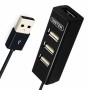 Hub USB 3 Porte Unitek Y-2140 Nero