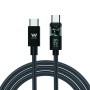 Cavo USB-C Woxter Nero 2 m