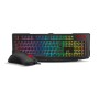 Tastiera e Mouse Gaming OZONE Nero Qwerty in Spagnolo