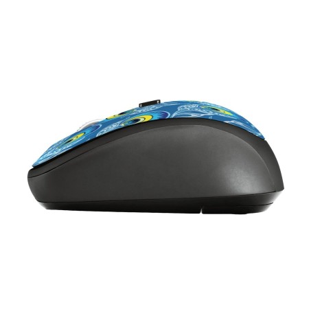 Mouse senza Fili Trust Yvi Azzurro Nero Multicolore