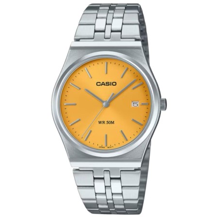 Orologio Uomo Casio Giallo Argentato (Ø 35 mm)