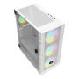 Case computer desktop ATX Savio RAPTOR WHITE X1 Nero Multicolore