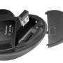 Mouse Ergonomico Ottico Nilox Nero 3200 DPI