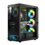 Case computer desktop ATX Logic PORTOS ARGB Bianco Nero