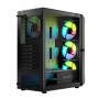 Case computer desktop ATX Logic PORTOS ARGB Bianco Nero