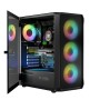 Case computer desktop ATX Logic PORTOS ARGB Bianco Nero