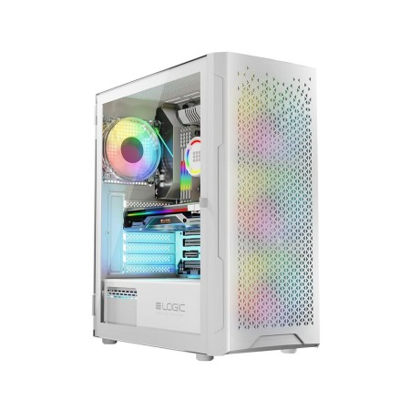 Case computer desktop ATX Logic ARAMIS ARGB Bianco