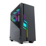 Case computer desktop ATX GEMBIRD CCC-FC-2000 Nero Multicolore