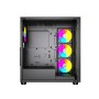 Case computer desktop ATX GEMBIRD CCC-FC-X450MAX Nero Multicolore