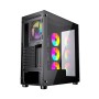 Case computer desktop ATX GEMBIRD CCC-FC-X450MAX Nero Multicolore