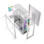 Case computer desktop ATX GEMBIRD CCC-FC-X450MAX-W Bianco Multicolore