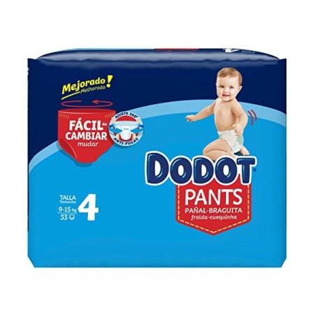 Pannolini usa e getta Dodot Dodot Pants 9-15 kg 33 Unità