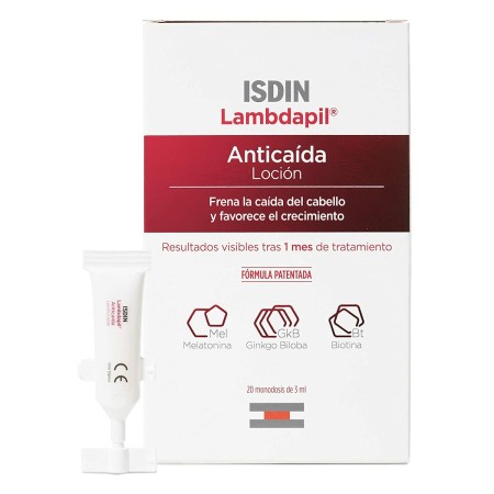 Lozione Anticaduta per Capelli Isdin Monodose 20 x 3 ml