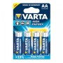 Batteria Alcalina Varta LR6 AA 1,5 V 2930 mAh High Energy (4 pcs) Azzurro