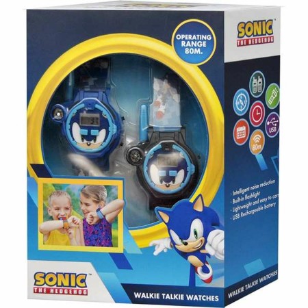 Orologio Bambini Sonic Walkie-Talkie 2 Pezzi