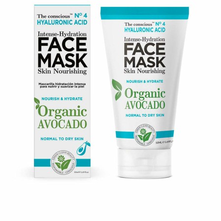 Maschera Viso Idratante The Conscious Hyaluronic Acid Avocado (50 ml)