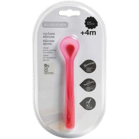 Cucchiaio Dispenser per Bambini Suavinex EDC Silicone + 4 Mesi