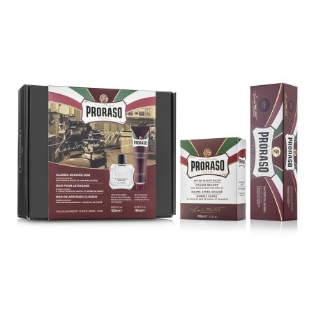 Set per la Rasatura Proraso Barbe Dure 2 Pezzi