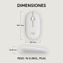 Mouse Logitech 910-007013 Bianco 4000 dpi