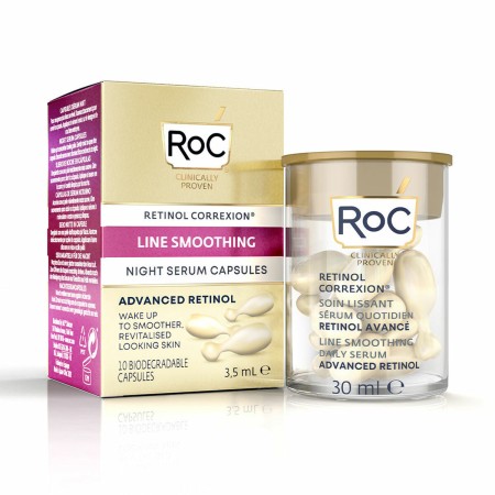 Siero Notte Roc Line Smoothing 3,5 ml x 10 Addolcitore Capsule