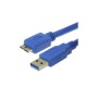 Cavo USB 3.0 A con Micro USB B 3GO CMUSB3.0 2 m Azzurro