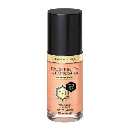 Base Cremosa per il Trucco Max Factor Facefinity Nº 77 Soft honey 30 ml