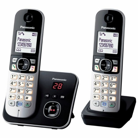 Telefono Fisso Panasonic KX-TG6822FRB Nero Grigio