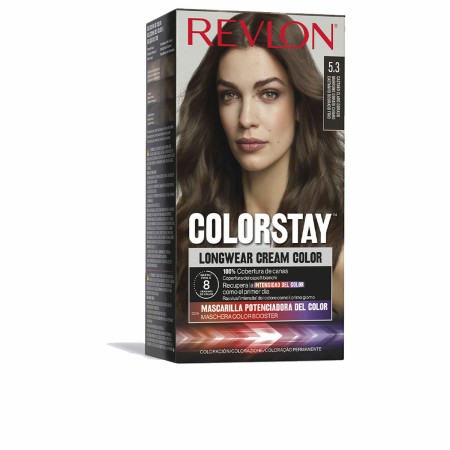 Tintura Permanente Revlon Colorstay Nº 5.3 Castano Chiaro