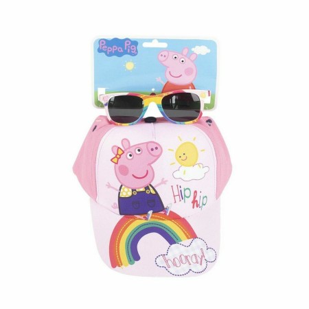 Set di berretto e occhiali da sole Peppa Pig 2 Pezzi Rosa