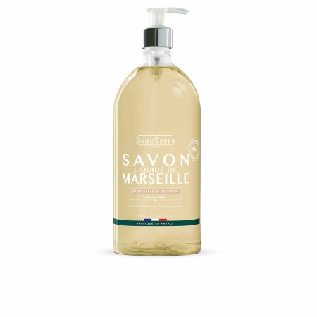 Sapone Liquido Beauterra Savon de Marseille Fiore di cotone 1 L