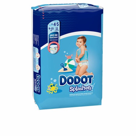 Pannolini usa e getta Dodot Splashers 4-5 9-15 kg (11 Unità)