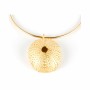 Collana Donna Shabama Trenc Ottone Bagno di flash oro Elastico