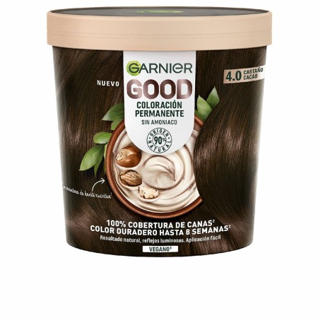 Tintura Permanente Garnier Good Cocoa Castano Nº 4.0 (1 Unità)