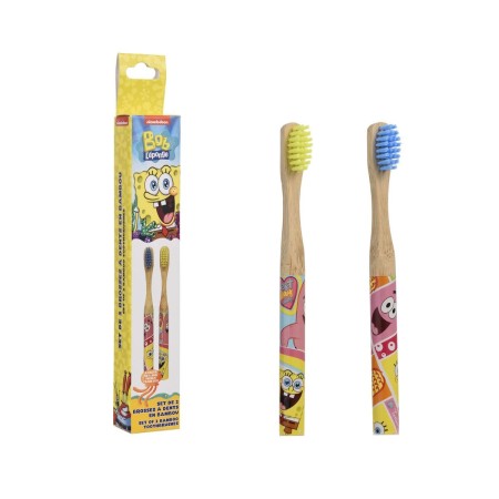 Spazzolino da Denti Per Bambini Take Care  SpongeBob 2 Pezzi