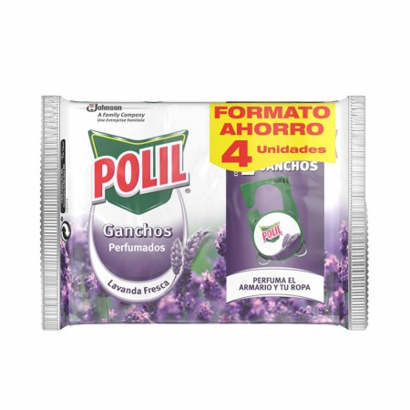 Antitarme Polil  Cartello da Porta Lavanda 4 Unità