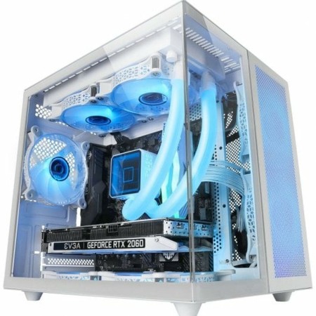 Case computer desktop ATX Mars Gaming MC-NOVAM Bianco