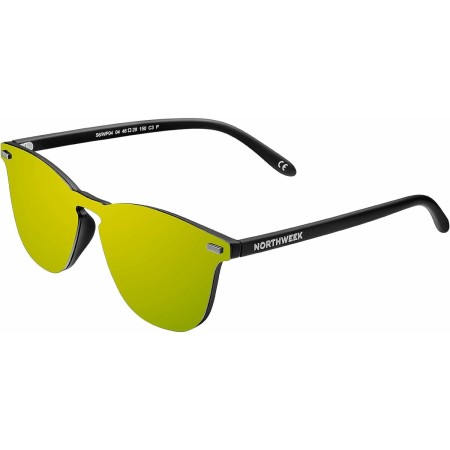 Occhiali da sole Unisex Northweek Wall Phantom Ø 45 mm Giallo Nero