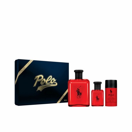 Cofanetto Profumo Uomo Ralph Lauren Polo Red 3 Pezzi