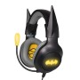 Auricolari con Microfono Gaming FR-TEC Nero USB Jack 3.5 mm