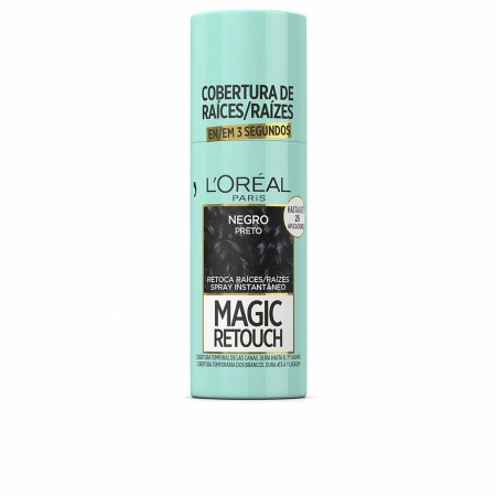 Spray Temporaneo per Correzione Radice L'Oréal Paris Magic Retouch Nero 75 ml