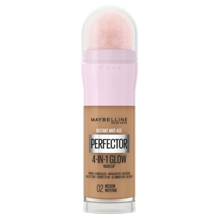 Base per Trucco Fluida Maybelline Instant Age Perfector Glow Nº 02 Medium Moyenne 20 ml