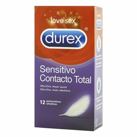 Preservativi Durex Sensitivo Contacto Total 12 Unità