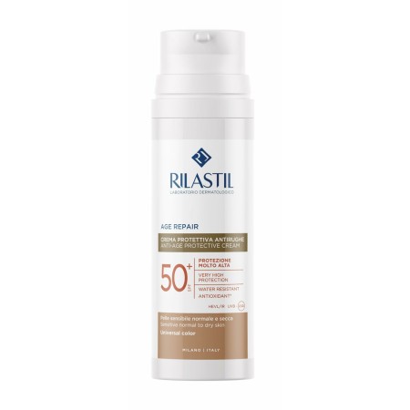 Protezione Solare Colorata Rilastil Age Repair SPF 50+ 50 ml Antietà