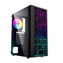 Case computer desktop ATX GEMBIRD Fornax 2500 ARGB Nero Multicolore